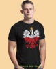 Orzeł Polski biało czerwony, czarna męska koszulka z nadrukiem, koszulka patriotyczna, koszulki z grafiką patriotyczną, dla mężczyzny, dla chłopaka na prezent, koszulka Polska, koszulki Polska.jpg