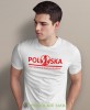 Polska nie zapomnij skąd pochodzisz, biała męska koszulka z nadrukiem, koszulka patriotyczna, koszulki z grafiką patriotyczną, dla mężczyzny, dla chłopaka na prezent, koszulka Polska, koszulki Polska.jpg