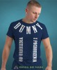 od urodzenia dumny  pochodzenia, granatowa męska koszulka z nadrukiem, koszulka patriotyczna, koszulki z grafiką patriotyczną, dla mężczyzny, dla chłopaka na prezent, koszulka Polska, koszulki Polska.jpg
