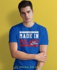 made in poland Polak Wyjątkowy, niebieska męska koszulka z nadrukiem, koszulka patriotyczna, koszulki z grafiką patriotyczną, dla mężczyzny, dla chłopaka na prezent, koszulka Polska, koszulki Polska.jpg