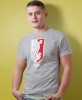 NSZ biało czerwony, szara męska koszulka z nadrukiem, koszulka patriotyczna, koszulki z grafiką patriotyczną, dla mężczyzny, dla chłopaka na prezent, koszulka Polska, koszulki Polska.jpg