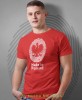 made in Poland, orzeł, odcisk palca, czerwona męska koszulka z nadrukiem, koszulka patriotyczna, koszulki z grafiką patriotyczną, dla mężczyzny, dla chłopaka na prezent, koszulka Polska, koszulki Polska.jpg