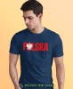 Polska Orzeł Polski, granatowa męska koszulka z nadrukiem, koszulka patriotyczna, koszulki z grafiką patriotyczną, dla mężczyzny, dla chłopaka na prezent, koszulka Polska, koszulki Polska.jpg