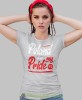 Poland is my pride PL szara damska koszulka patriotyczna, patriotka, koszulka dla niej, dla dziewczyny, koszulka na prezent.jpg