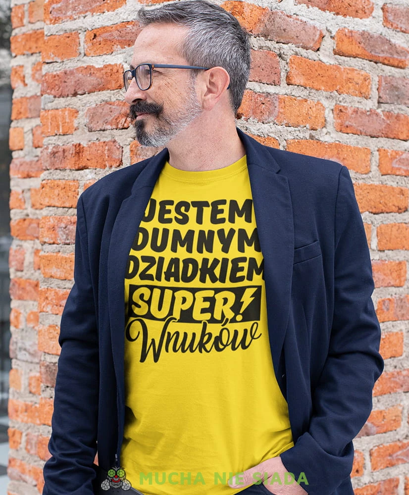 jestem dumnym dziadkiem super wnuków żółta koszulka męska dla dziadka, na urodziny, na dzień dziadka, na prezent.jpg.png.jpg
