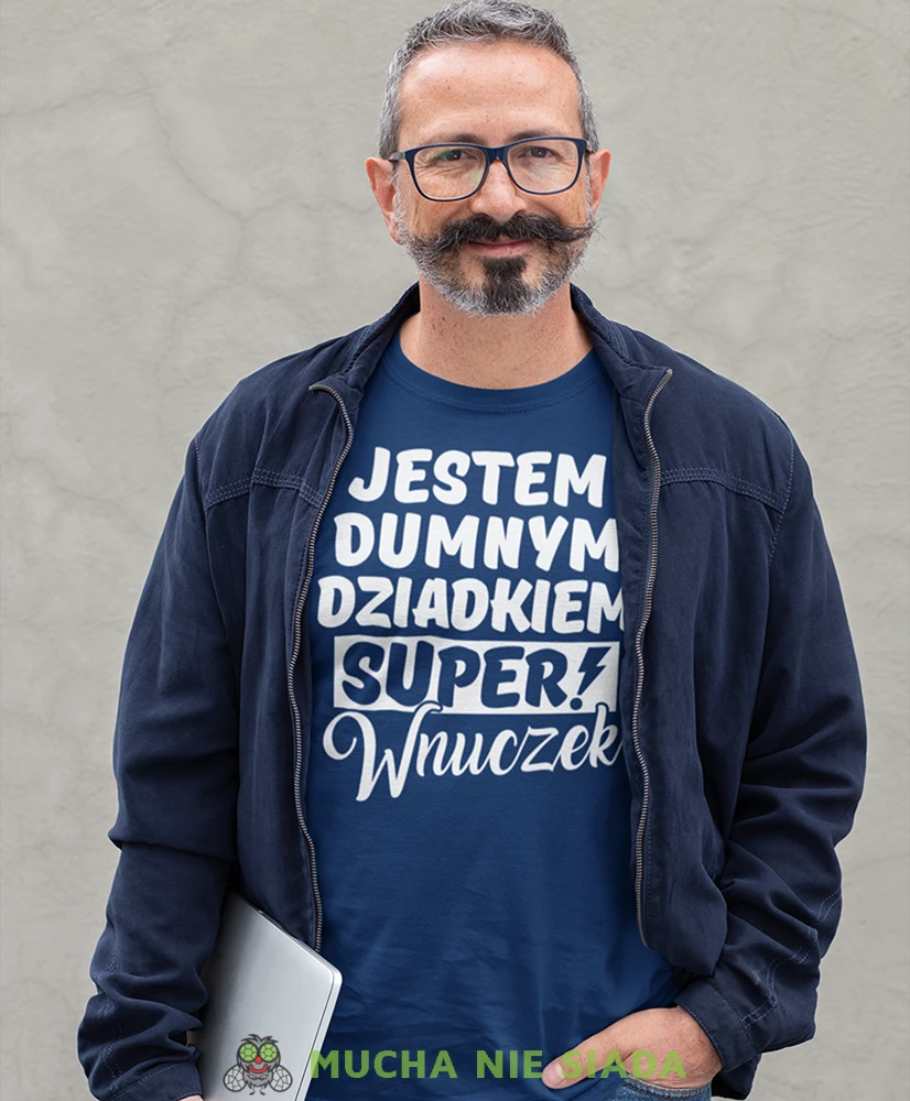jestem dumnym dziadkiem super wnuczek granatowa koszulka męska dla dziadka, na urodziny, na dzień dziadka, na prezent.jpg.png