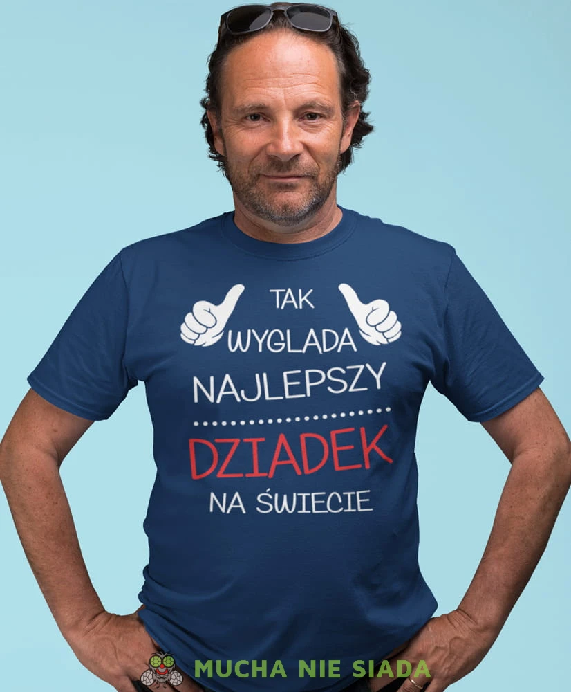 tak wygląda najlepszy dziadek na świecie granatowa koszulka męska dla dziadka, na urodziny, na dzień dziadka, na prezent.jpg
