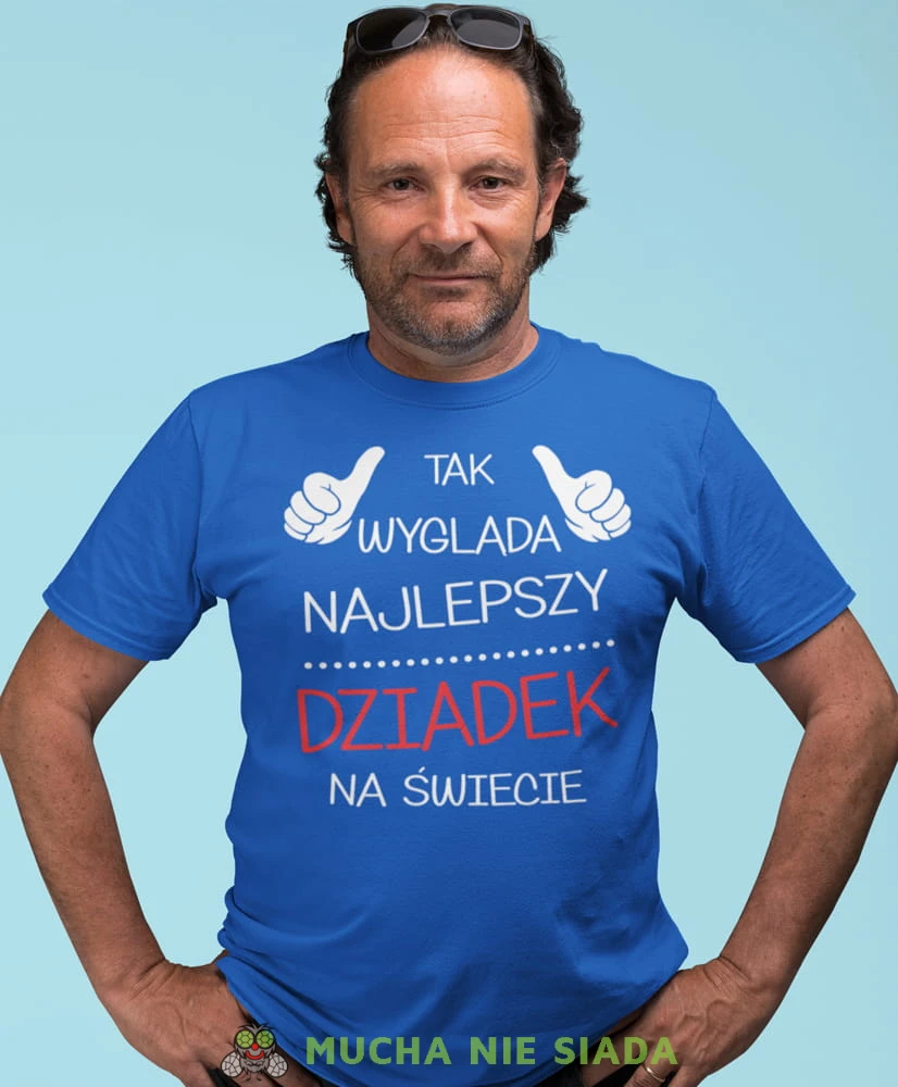 tak wygląda najlepszy dziadek na świecie niebieska koszulka męska dla dziadka, na urodziny, na dzień dziadka, na prezent.jpg