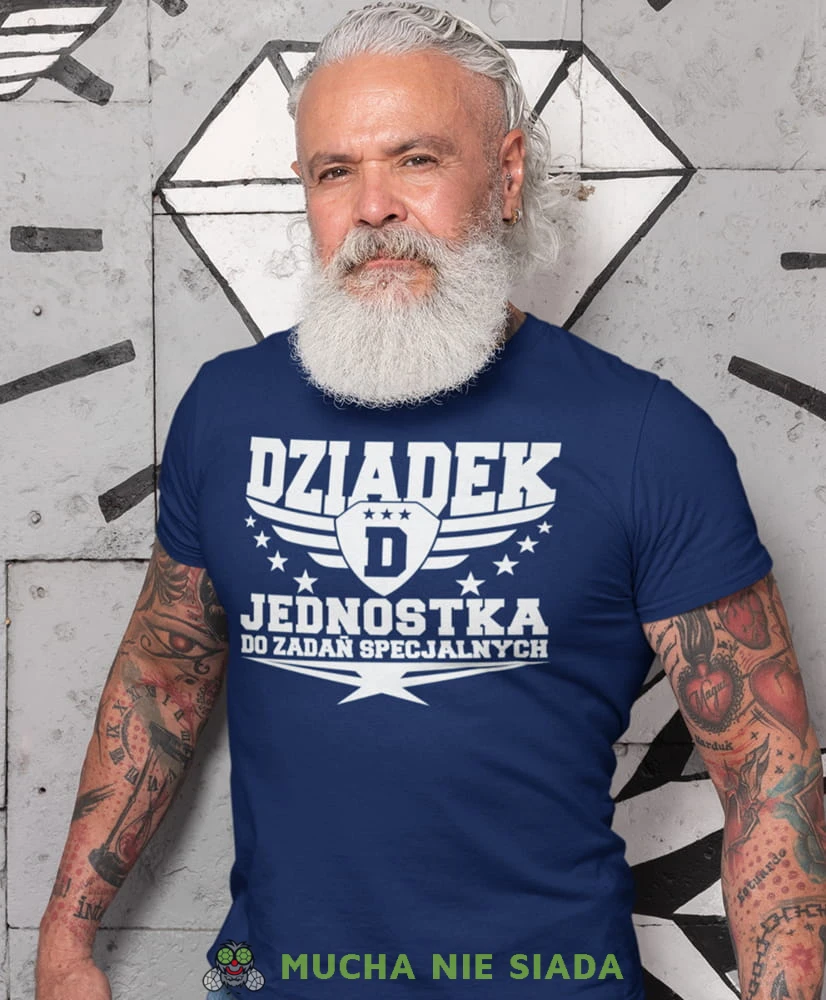 dziadek jednostka do zadań specjalnych granatowa koszulka męska dla dziadka, na urodziny, na dzień dziadka, na prezent.jpg