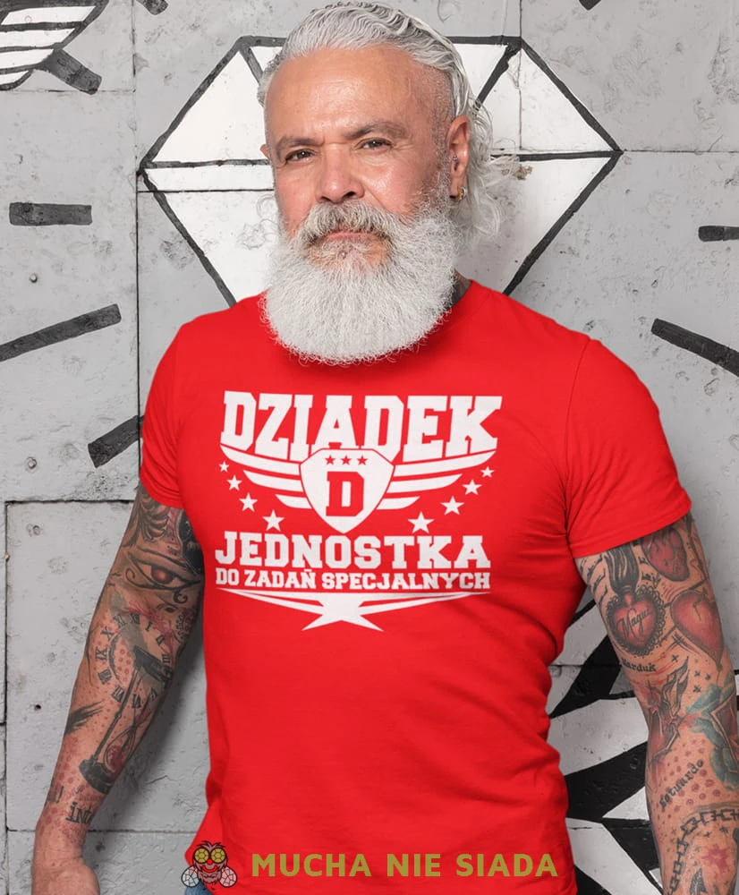dziadek jednostka do zadań specjalnych czerwona koszulka męska dla dziadka, na urodziny, na dzień dziadka, na prezent.jpg