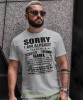 sorry i am already taken by a crazy girl szara męska koszulka z nadrukiem dla męża, na co dzień, na prezent, fajna koszulka.jpg
