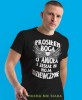 prosiłem Boga o anioła i zesłał mi moją dziewczynę, czarna męska koszulka dla chłopaka, koszulka z nadrukiem, na prezent, na urodziny.jpg