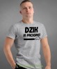 dzik in progress, szara koszulka na siłownię, męska koszulka, koszulka sportowa, na sport, gym, na siłownię.jpg