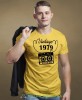 Vintage Kaseta magnetofonowa Koszulka urodzinowa żółta