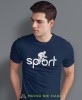 rowerzysta sport, granatowa męska koszulka rowerowa z nadrukiem, na rower, na co dzień, na prezent, fajna koszulka dla chłopaka, rower, rowerzysta.jpg