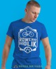 roweroholik, niebieska męska koszulka rowerowa z nadrukiem, na rower, na co dzień, na prezent, fajna koszulka dla chłopaka, rower, rowerzysta.jpg