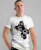 rowerzyści, biała męska koszulka rowerowa z nadrukiem, na rower, na co dzień, na prezent, fajna koszulka dla chłopaka, rower, rowerzysta.jpg