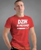 dzik in progress, czerwona koszulka na siłownię, męska koszulka, koszulka sportowa, na sport, gym, na siłownię.jpg