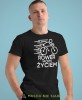 rower moim życiem, czarna męska koszulka rowerowa z nadrukiem, na rower, na co dzień, na prezent, fajna koszulka dla chłopaka, rower, rowerzysta.jpg