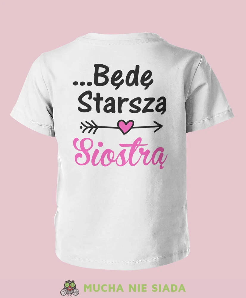 mam tajemnice... będę starszą siostrą, biała koszulka dziecięca, dla dzieci, dla dziewczynki, dla dziecka, plecy.jpg