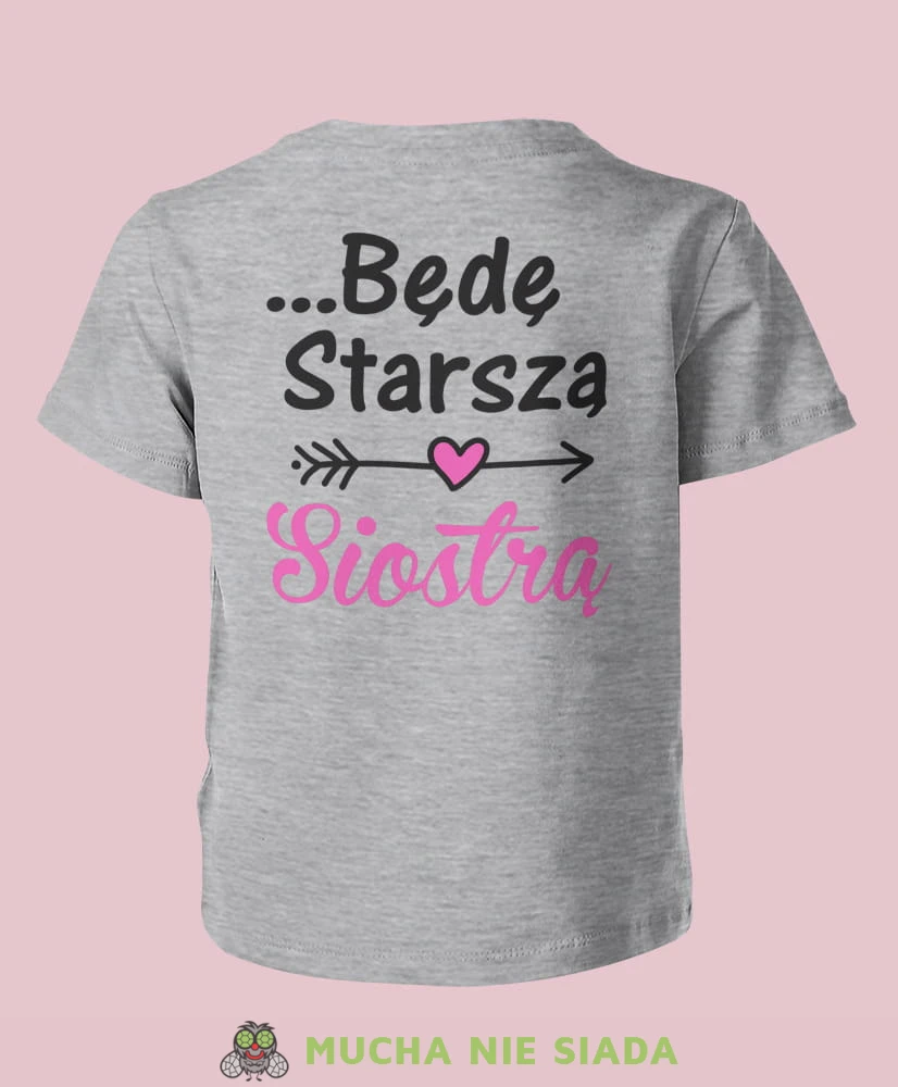 mam tajemnice... będę starszą siostrą, szara koszulka dziecięca, dla dzieci, dla dziewczynki, dla dziecka, plecy.jpg