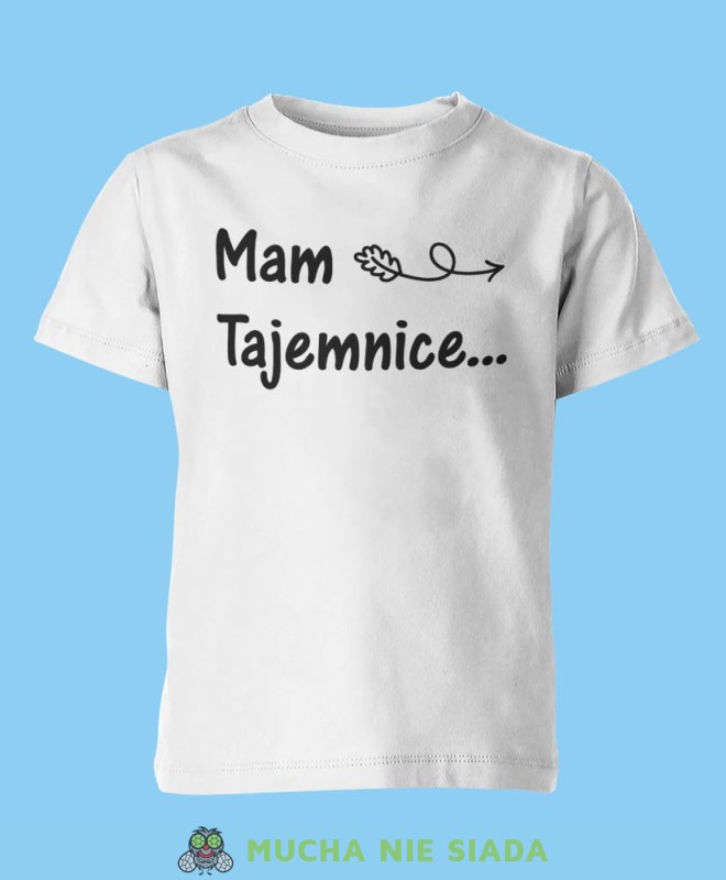 mam tajemnice... będę starszym bratem, biała koszulka dziecięca, dla dzieci, dla chłopca, dla dziecka.jpg