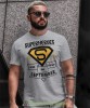 superheroes are born in... szara męska koszulka urodzinowa, na urodziny, na prezent.jpg