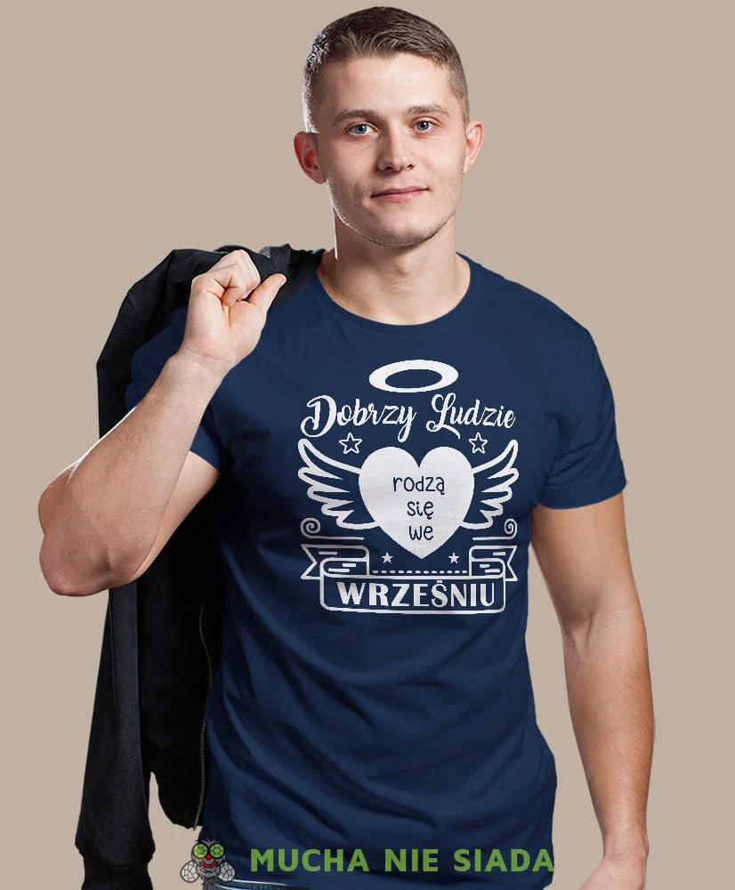 dobrzy ludzie rodzą się... granatowa męska koszulka urodzinowa, na urodziny, na prezent.jpg