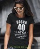 boska limitowana edycja 100% sexy, czarna damska koszulka urodzinowa z nadrukiem, na urodziny, na prezent.jpg