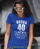 boska limitowana edycja 100% sexy, niebieska damska koszulka urodzinowa z nadrukiem, na urodziny, na prezent.jpg