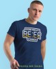 looks like it's beer o'clock, granatowa męska koszulka z nadrukiem na co dzień, na prezent, fajna koszulka.jpg