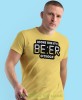 looks like it's beer o'clock, żółta męska koszulka z nadrukiem na co dzień, na prezent, fajna koszulka.jpg