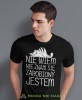 nie wiem nie znam się zarobiony jestem, czarna męska koszulka z nadrukiem na co dzień, na prezent, fajna koszulka.jpg