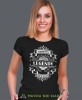 narodziny legendy limited edition, czarna damska koszulka urodzinowa z nadrukiem, na urodziny, na prezent.jpg
