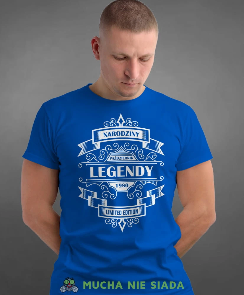 narodziny legendy limited edition, niebieska męska koszulka urodzinowa, na urodziny, na prezent, fajna koszulka, dla chłopaka, dla mężajpg.jpg