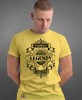 narodziny legendy limited edition, żółta męska koszulka urodzinowa, na urodziny, na prezent, fajna koszulka, dla chłopaka, dla mężajpg.jpg