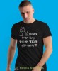 wódka to nie klej więc nie wąchaj tylko chlej, czarna męska koszulka z nadrukiem na co dzień, na prezent, fajna koszulka.jpg