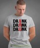 drink dank drunk, szara męska koszulka z nadrukiem na co dzień, na prezent, fajna koszulka, dla chłopaka, dla męża, dla kolegi, mucha nie siada-min.jpg