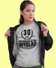20, 30, 40,50,60,70 lat pracowałam na ten wygląd, szara damska koszulka urodzinowa z nadrukiem, na urodziny, na prezent, dla niej, mucha nie siada-min.jpg