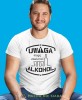 uwaga mogę zawierać alkohol, biała męska koszulka z nadrukiem na co dzień, na prezent, fajna koszulka, dla chłopaka, dla męża, dla kolegi, mucha nie siada-min-min.jpg