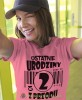 ostatnie urodziny z 2, 3, 4, 5, 6, 7 z przodu, różowa damska koszulka urodzinowa z nadrukiem, na urodziny, na prezent, dla niej, mucha nie siada.jpg