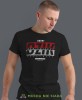 dobry dzik don't give up, czarna koszulka na siłownię, męska koszulka, koszulka sportowa, na sport, gym, na siłownię mucha nie siada.jpg