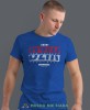dobry dzik don't give up, niebieska koszulka na siłownię, męska koszulka, koszulka sportowa, na sport, gym, na siłownię mucha nie siada.jpg