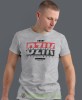 dobry dzik don't give up, szara koszulka na siłownię, męska koszulka, koszulka sportowa, na sport, gym, na siłownię mucha nie siada.jpg
