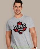 super tata, szara koszulka, dzień taty, koszulka dla ojca, koszulka na dzień ojca, t-shirt dla taty, prezent dla taty, koszulka męska, mucha nie siada.jpg