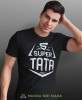 s super tata, czarna koszulka, dzień taty, koszulka dla ojca, koszulka na dzień ojca, t-shirt dla taty, prezent dla taty, koszulka męska, mucha nie siada.jpg