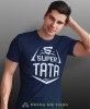 s super tata, granatowa koszulka, dzień taty, koszulka dla ojca, koszulka na dzień ojca, t-shirt dla taty, prezent dla taty, koszulka męska, mucha nie siada.jpg