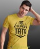 s super tata, żółta koszulka, dzień taty, koszulka dla ojca, koszulka na dzień ojca, t-shirt dla taty, prezent dla taty, koszulka męska, mucha nie siada.jpg