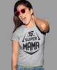 Super Mama koszulka dla mamy, szara koszulka, mama, na prezent dla mamy, na prezent, koszulki dla mamy, dzień matki, mucha nie siada.jpg