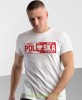 Polska, Orzeł Polski, zawsze wierni biało czerwonym, biała męska koszulka z nadrukiem, koszulka kibica, koszulki z grafiką patriotyczną, na prezent, koszulka Polska, koszulki Polski.jpg